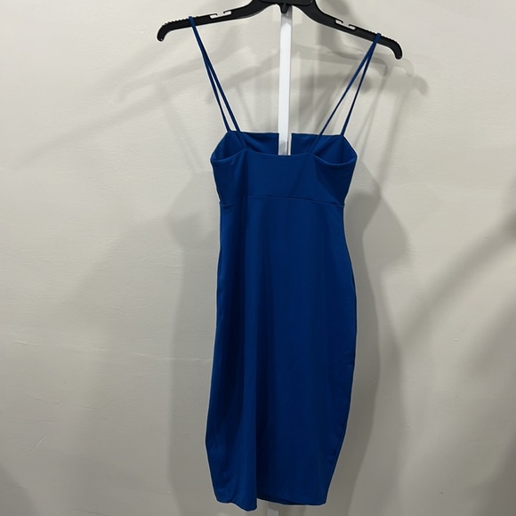 SUSANA MONACO Square Wire String Midi Dress in Calypso - Picture 6 of 7